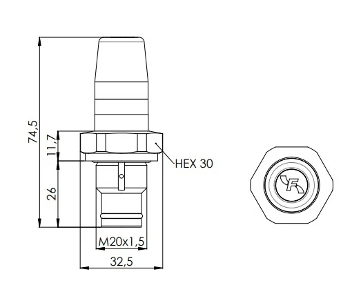 Filtrec - VSLXF5 - Differential pressure switch 5,0 bar