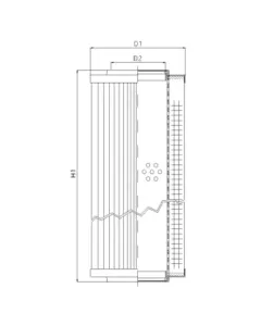 Filtrec - WG1060 - Hydraulic filter element