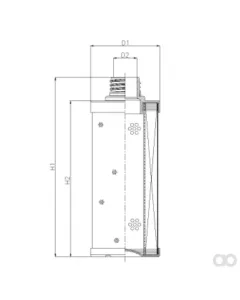 Filtrec - WG1074 - Hydraulic filter element