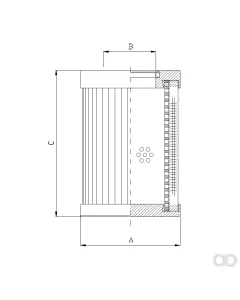 Filtrec - WG118 - Hydraulic filter element
