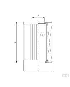 Filtrec - WG124 - Hydraulic filter element
