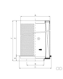 Filtrec - WG138 - Hydraulic filter element