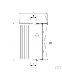 Filtrec - WG250 - Hydraulic filter element