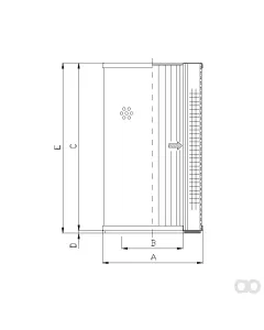 Filtrec - WG327 - Hydraulic filter element