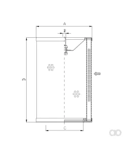 Filtrec - WG374 - Hydraulic filter element