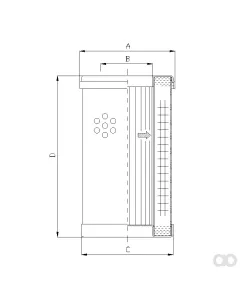 Filtrec - WG398 - Hydraulic filter element