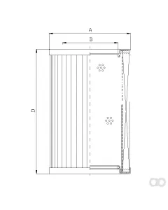 Filtrec - WG419 - Hydraulic filter element
