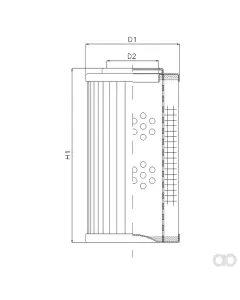 Filtrec - WG454 - Hydraulic filter element