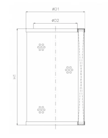 Filtrec - WG649 - Hydraulic filter element