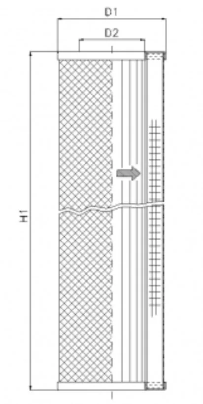 Filtrec - WG797 - Hydraulic filter element