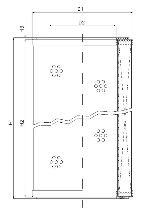 Filtrec - WG844 - Hydraulic filter element