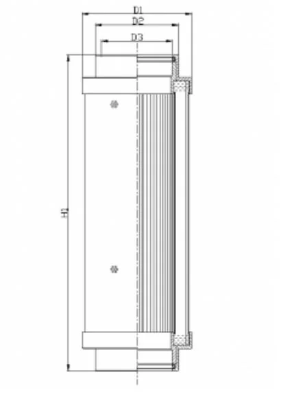 Filtrec - WG848 - Hydraulic filter element