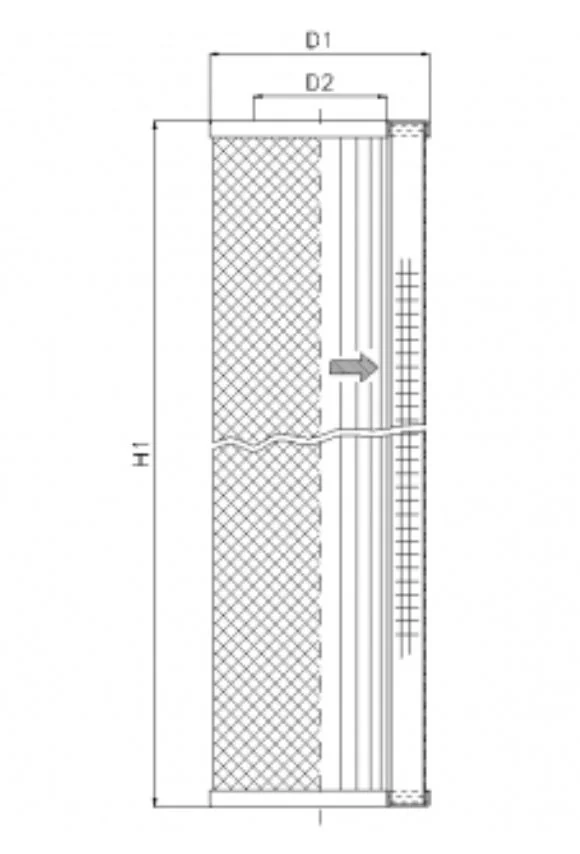 Filtrec - WG852 - Hydraulic filter element