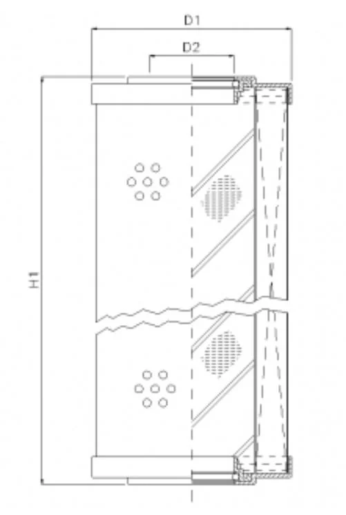 Filtrec - WP731 - Hydraulic filter element
