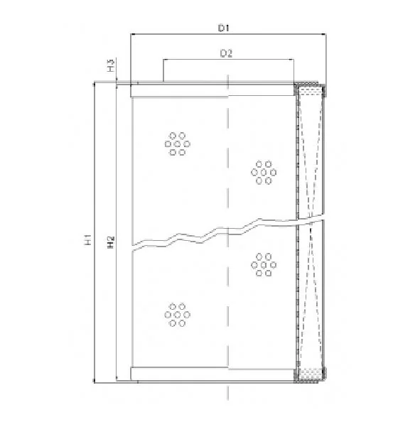 Filtrec - WP744 - Hydraulic filter element