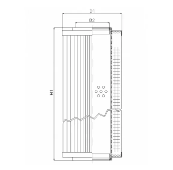 Filtrec - WP884 - Hydraulic filter element