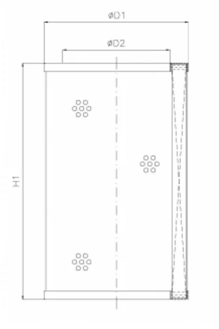 Filtrec - WX237 - Hydraulic filter element