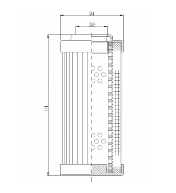 Filtrec - XD063G10BV - Hydraulic filter element