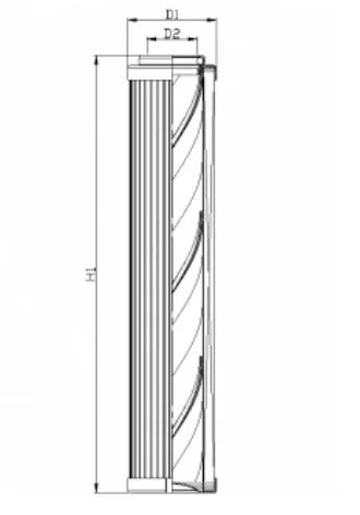 Filtrec - XD250G25A/1 - Hydraulic filter element