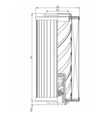 Filtrec - XD250T40A/3 - Hydraulic filter element
