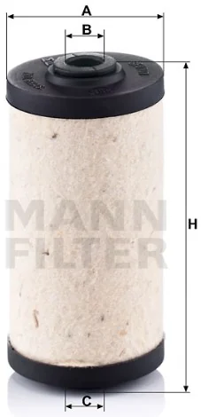 Mann-Filter - BFU 707 - Fuel filter (element)