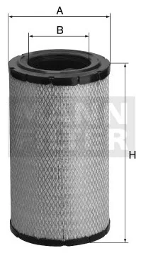 Mann-Filter - C 16 501 - Air filter element