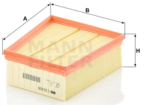 Mann-Filter - C 22 026 - Air filter element