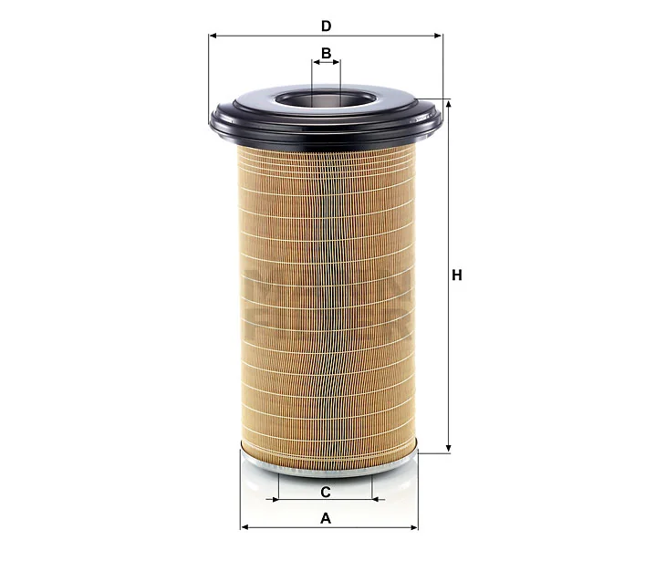 Mann-Filter - C 24 650/7 - Air filter element
