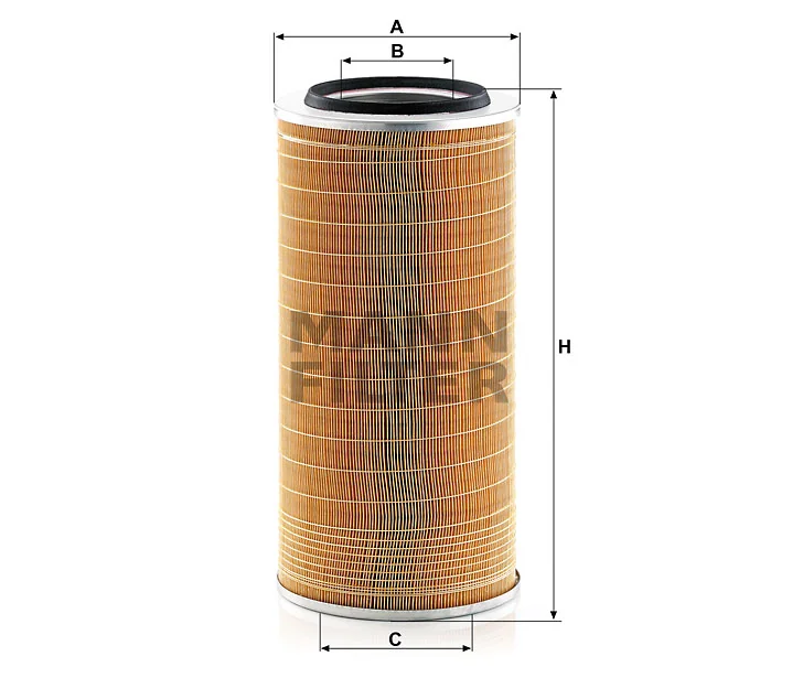 Mann-Filter - C 24 650/8 - Air filter element