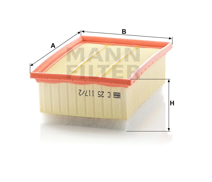 Mann-Filter - C 25 117/2 - Air filter element