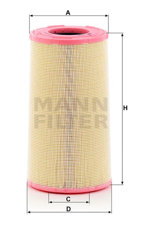 Mann-Filter - C 26 024 KIT - Air filter element (service kit)