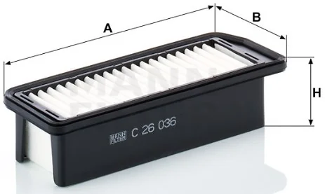 Mann-Filter - C 26 036 - Air filter element