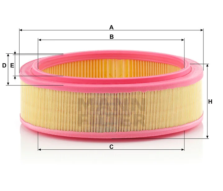 Mann-Filter - C 2672/1 - Air filter element