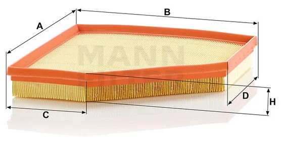 Mann-Filter - C 27 045 - Air filter element