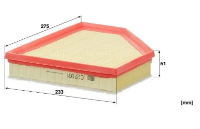 Mann-Filter - C 27 061 - Air filter element