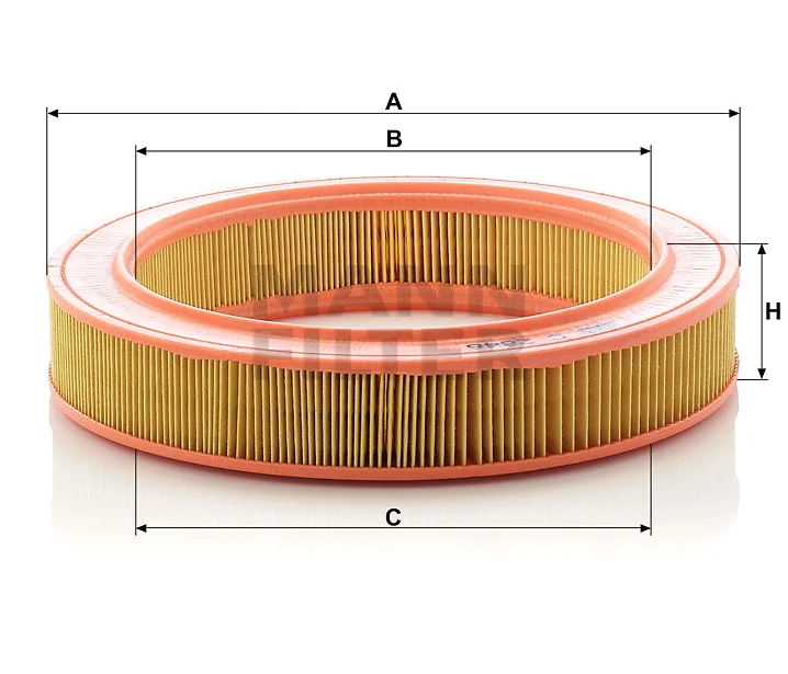 Mann-Filter - C 2846 - Air filter element
