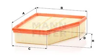Mann-Filter - C 29 230 - Air filter element