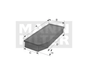 Mann-Filter - C 31 027 - Air filter element