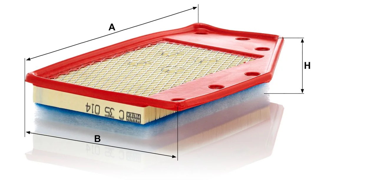 Mann-Filter - C 35 014 - Air filter element