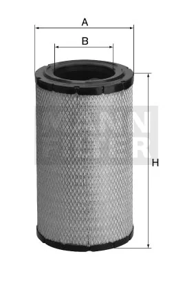 Mann-Filter - C 36 011/2 - Air filter element