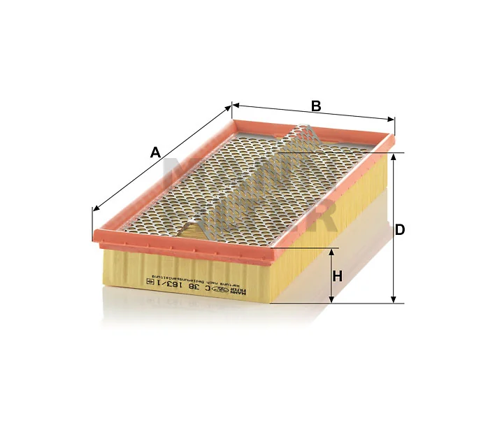 Mann-Filter - C 38 163/1 - Air filter element