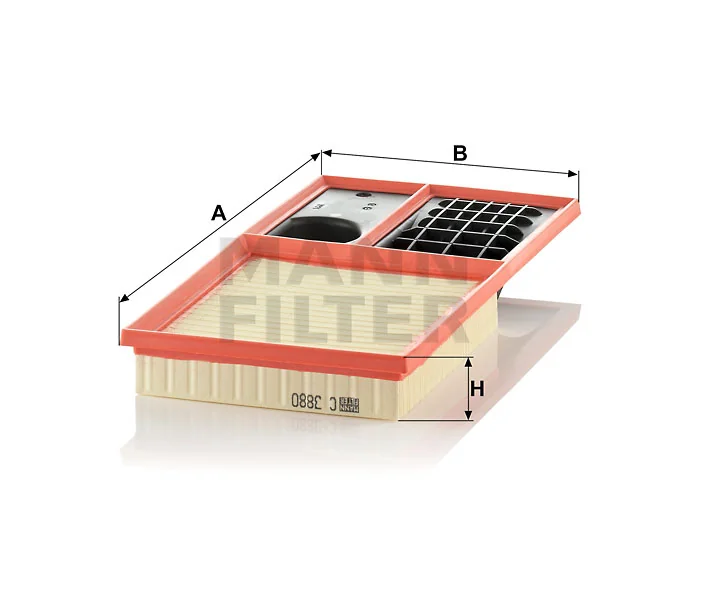 Mann-Filter - C 3880 - Air filter element