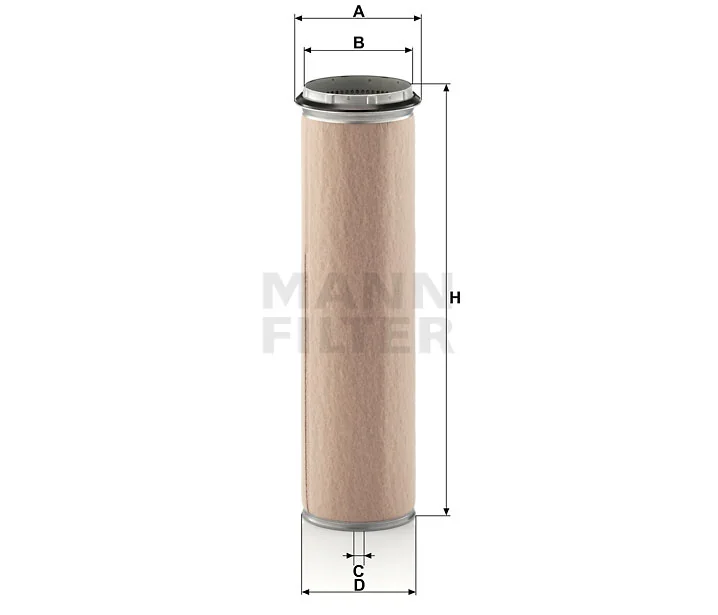 Mann-Filter - CF 1300 - Air filter element (secondary)