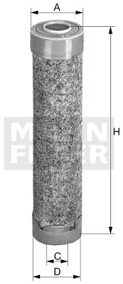 Mann-Filter - CF 16 001 - Air filter element (secondary)