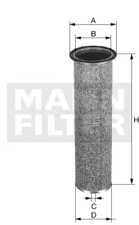 Mann-Filter - CF 16 158 z - Air filter element (secondary)