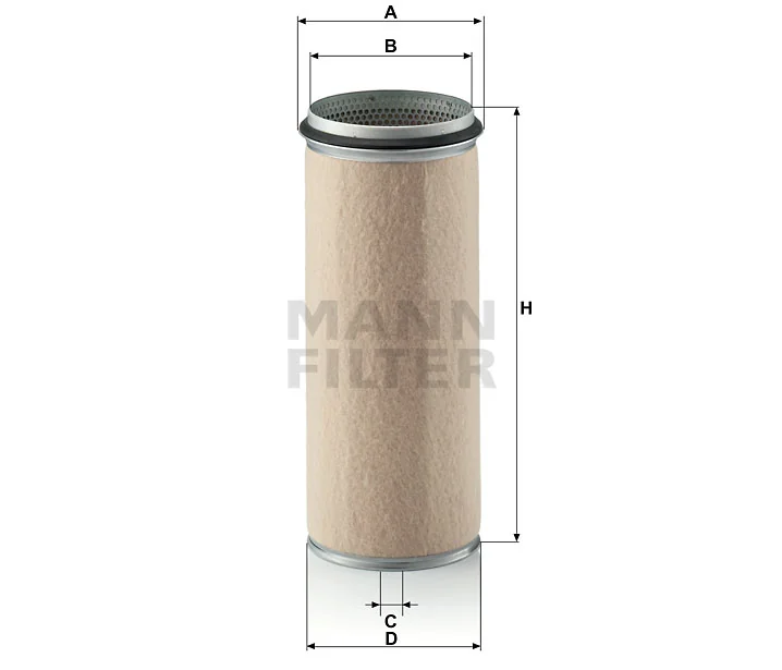 Mann-Filter - CF 1610 - Air filter element (secondary)