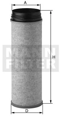 Mann-Filter - CF 2000/1 - Air filter element (secondary)