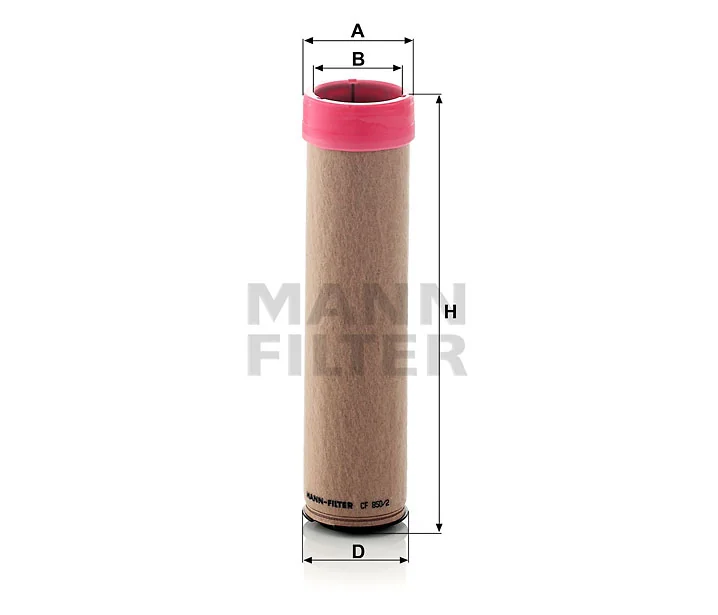 Mann-Filter - CF 850/2 - Air filter element (secondary)