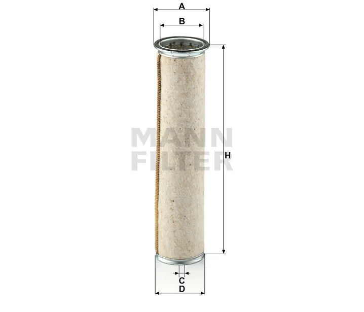 Mann-Filter - CF 923 - Air filter element (secondary)