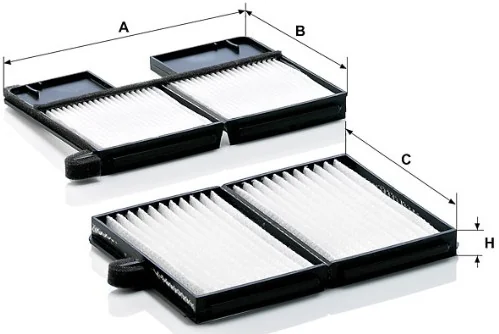 Mann-Filter - CU 21 001-2 - Cabin air filter element